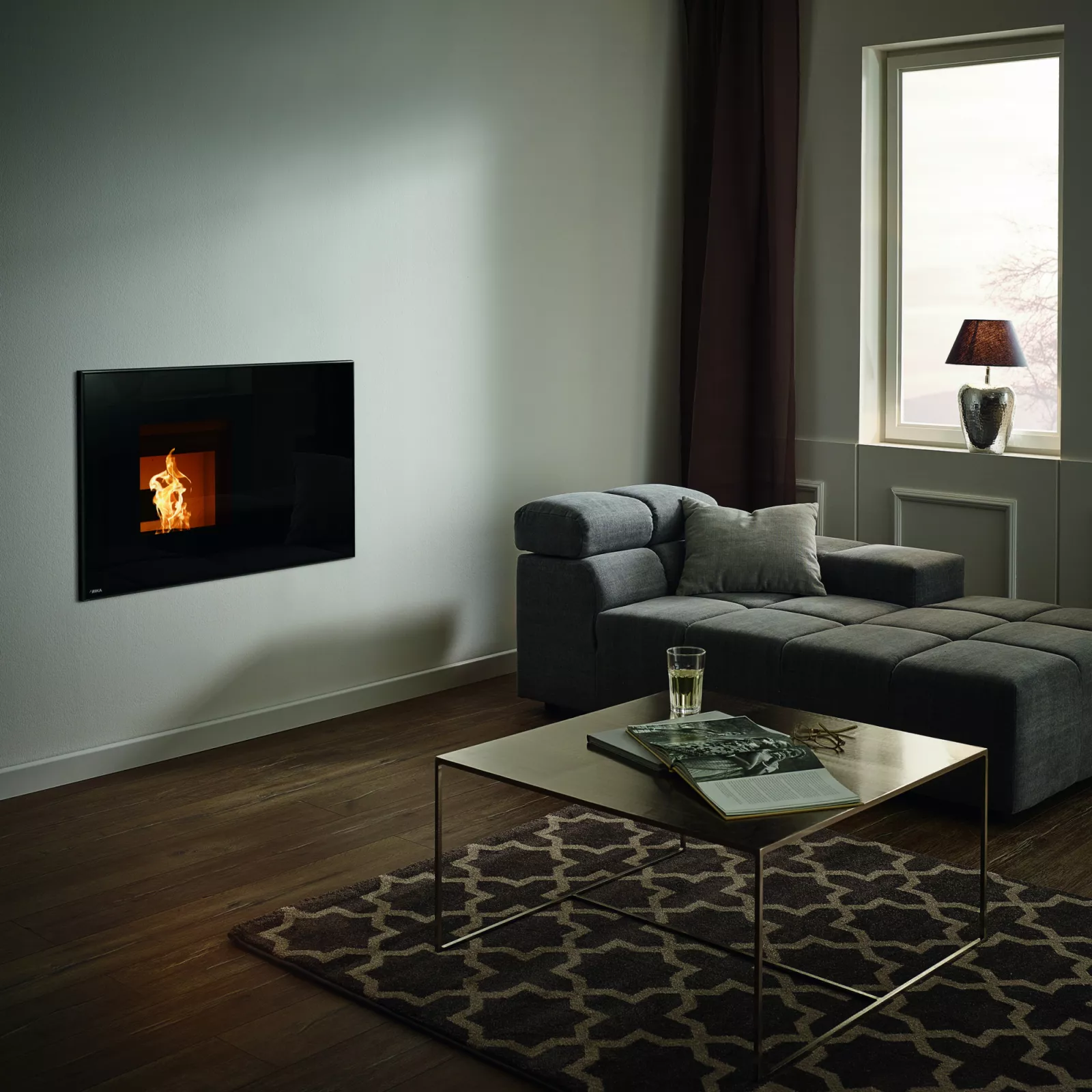 Cheminée modernes et insert design sur Valence (Drôme Ardèche) par Poêle & Ambiance