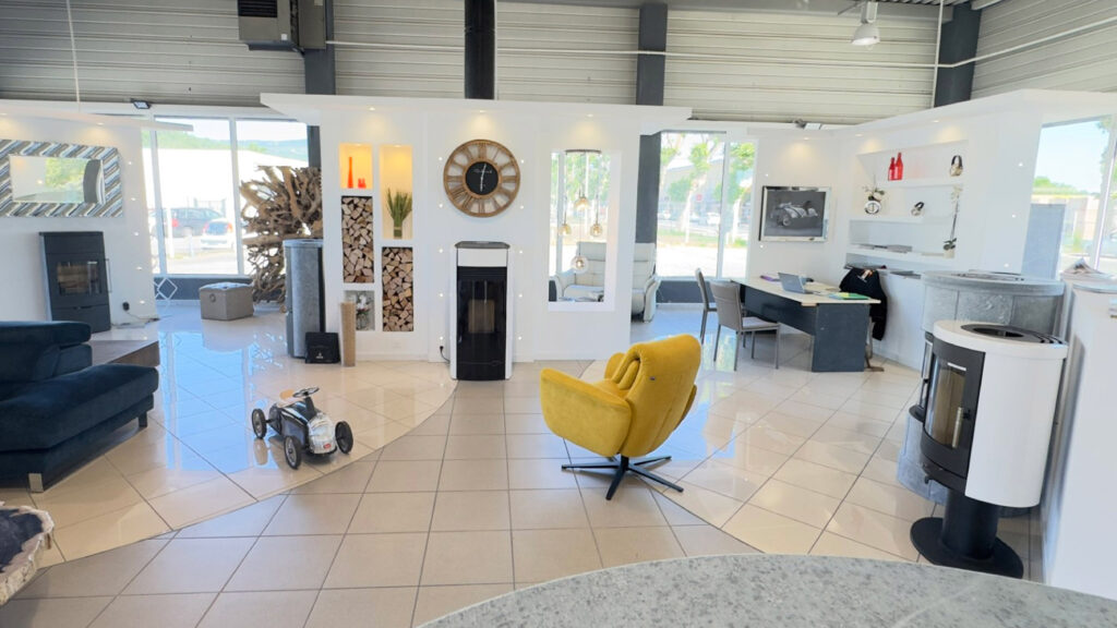 Magasin de poêles à bois à Valence (Drôme) sur plus de 1000m2