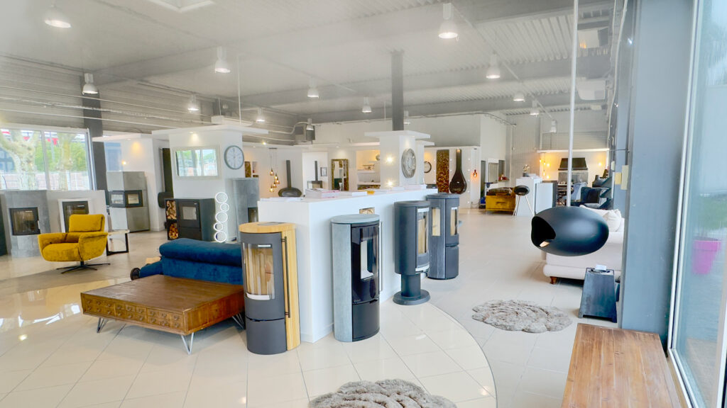 Magasin de poêles à bois à Valence (Drôme) sur plus de 1000m2