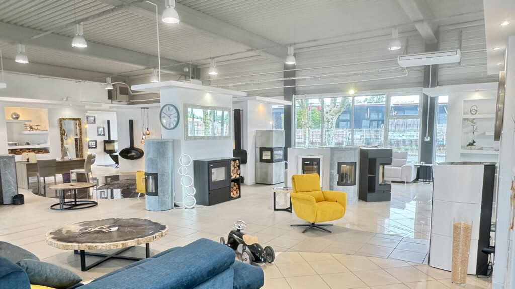 Magasin de poêles à bois à Valence (Drôme) sur plus de 1000m2