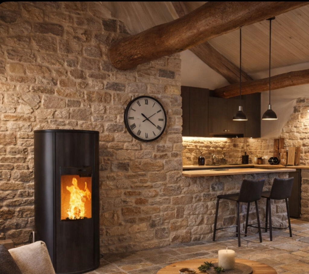 Poêle à granulés Rika Corso chez Poêle & Ambiance sur Valence (Drôme Ardèche)