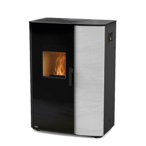 Poêle mixte au bois et granulés Rika Paro chez Poêle & Ambiance sur Valence (Drôme Ardèche)