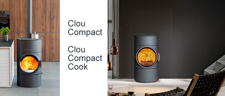 Poêle à bois Austroflamm Clou Compact chez Poêle & Ambiance sur Valence (Drôme Ardèche)