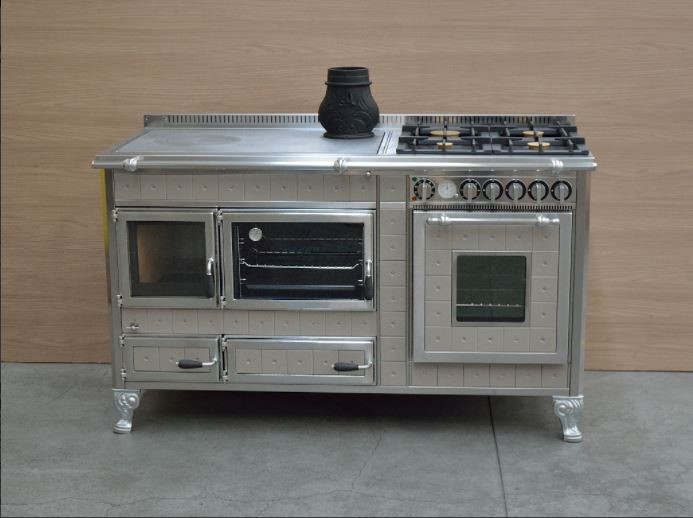Cuisinière mixte Wekos Modèle 150 LGE chez Poêle & Ambiance sur Valence (Drôme Ardèche)