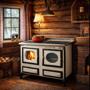 Cuisinière mixte Wekos Modèle 120 LGE chez Poêle & Ambiance sur Valence (Drôme Ardèche)