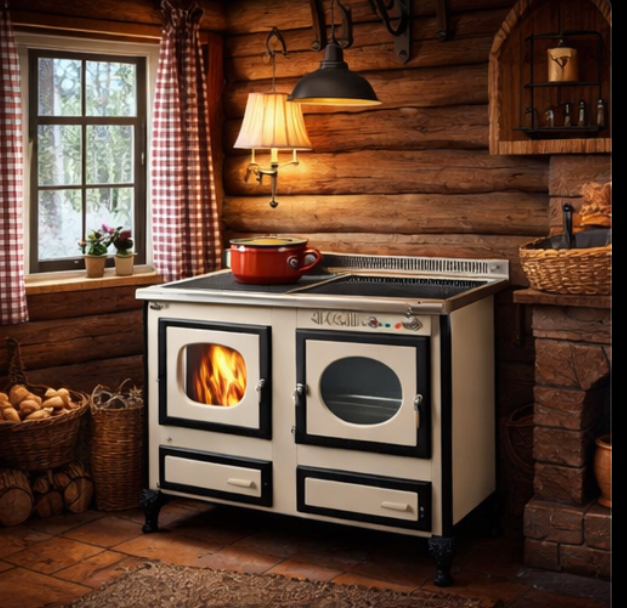 Cuisinière mixte Wekos Modèle 120 LGE chez Poêle & Ambiance sur Valence (Drôme Ardèche)
