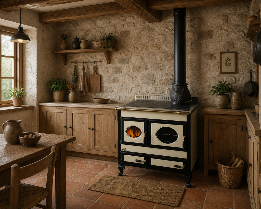 Cuisinière à bois Wekos Classic 100 chez Poêle & Ambiance sur Valence (Drôme Ardèche)