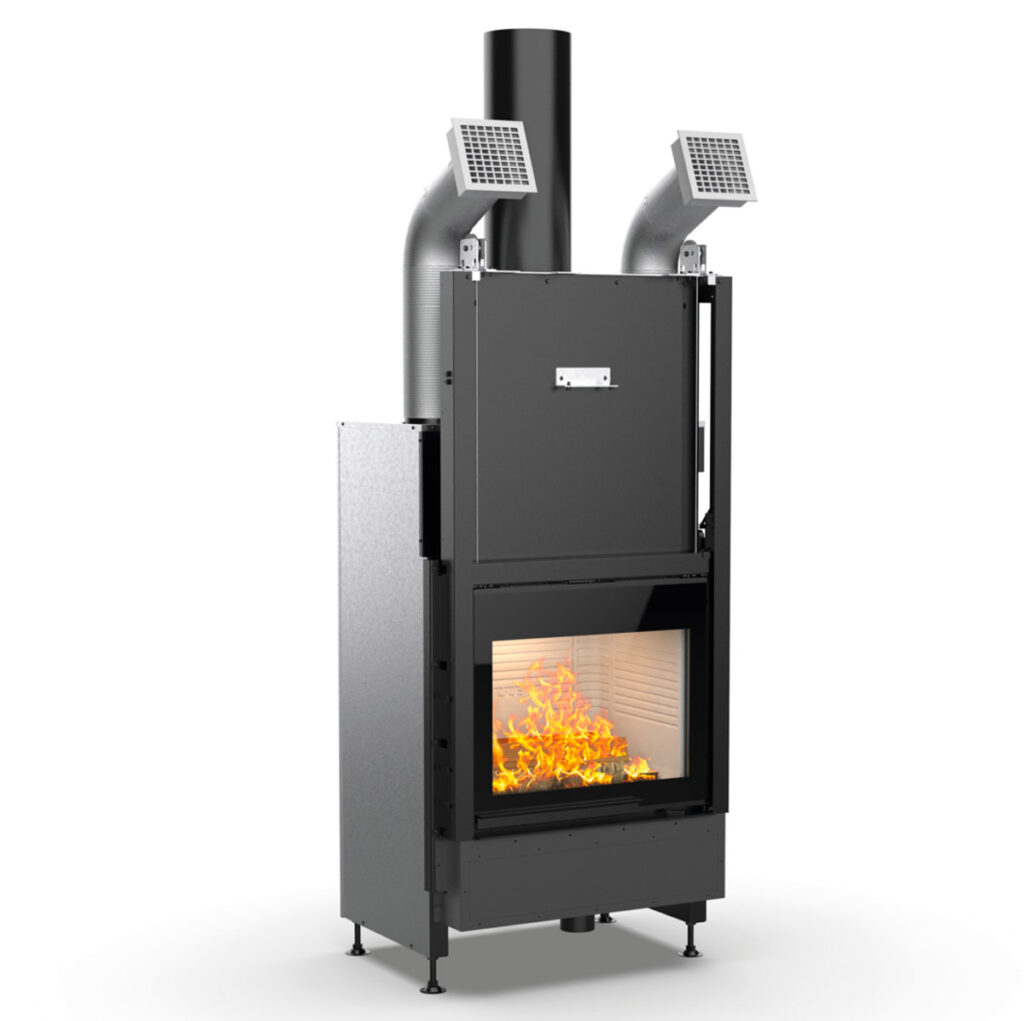 Insert et foyer à bois Palazzetti Ecomonoblocco WT 70 chez Poêle & Ambiance sur Valence (Drôme Ardèche)