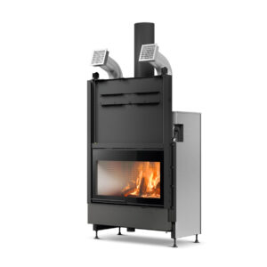 Insert et foyer à bois Palazzetti Ecomonoblocco WT 90 chez Poêle & Ambiance sur Valence (Drôme Ardèche)