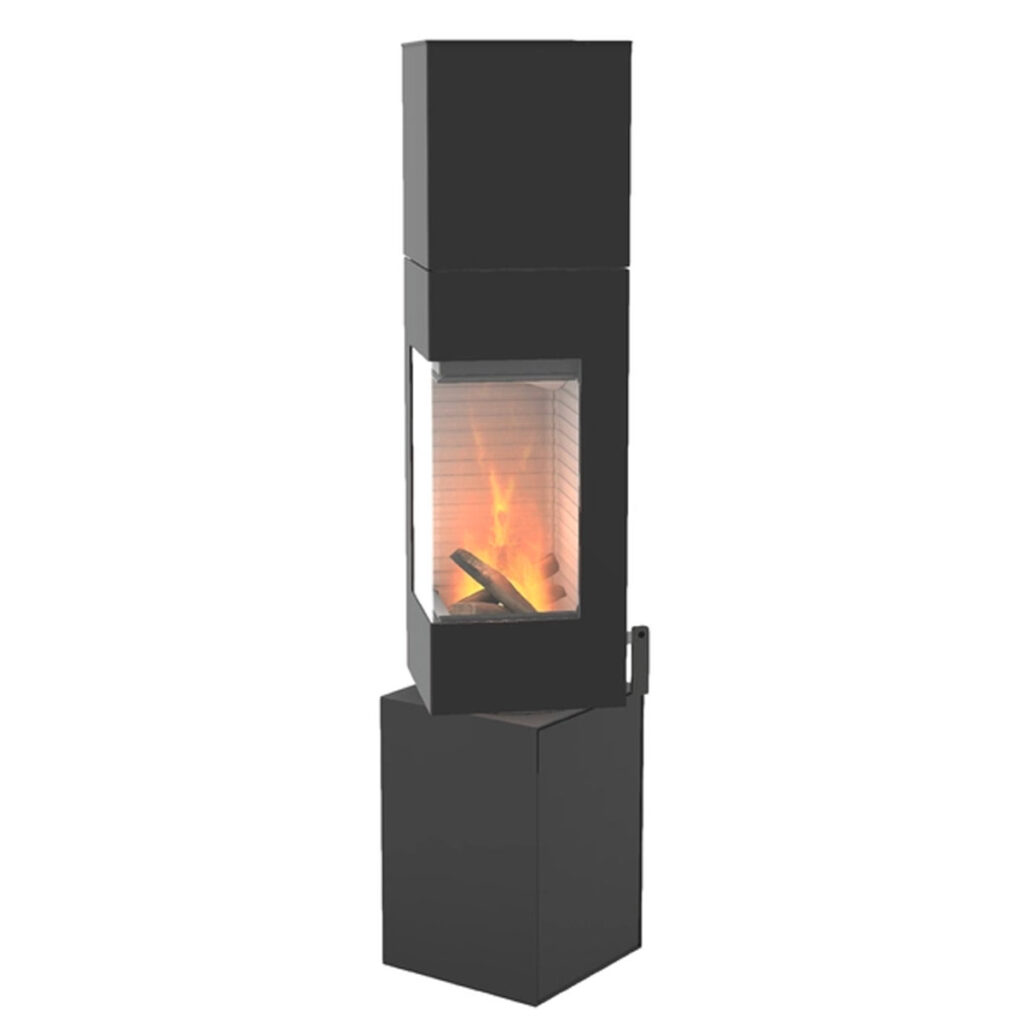 Poêle à bois Attika Q-BE XL chez Poêle & Ambiance sur Valence (Drôme Ardèche)