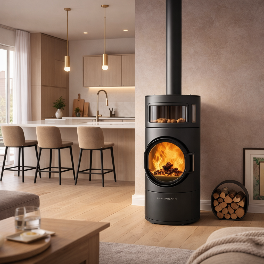 Poêle à bois Austroflamm Xtra Back chez Poêle & Ambiance sur Valence (Drôme Ardèche)