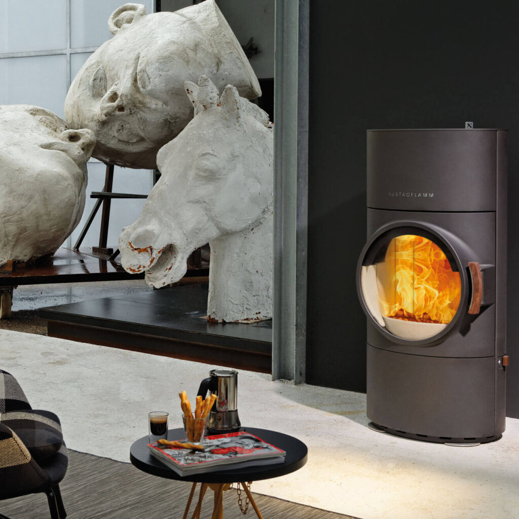Poêle à bois Austroflamm Xtra chez Poêle & Ambiance sur Valence (Drôme Ardèche)