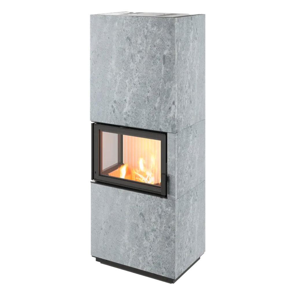 Poêle à bois Lotus Visrto 3 Gauche L chez Poêle & Ambiance sur Valence (Drôme Ardèche)