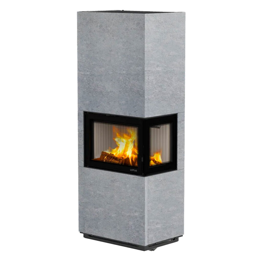 Poêle à bois Lotus Visrto 3 Droite R chez Poêle & Ambiance sur Valence (Drôme Ardèche)