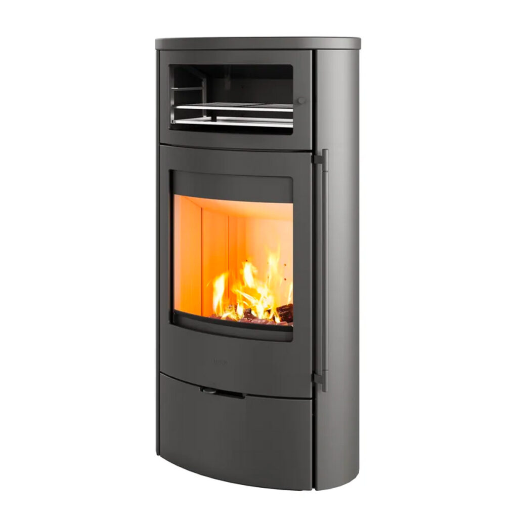 Poêle à bois Lotus Jubilee 35 avec four de cuisson chez Poêle & Ambiance sur Valence (Drôme Ardèche)