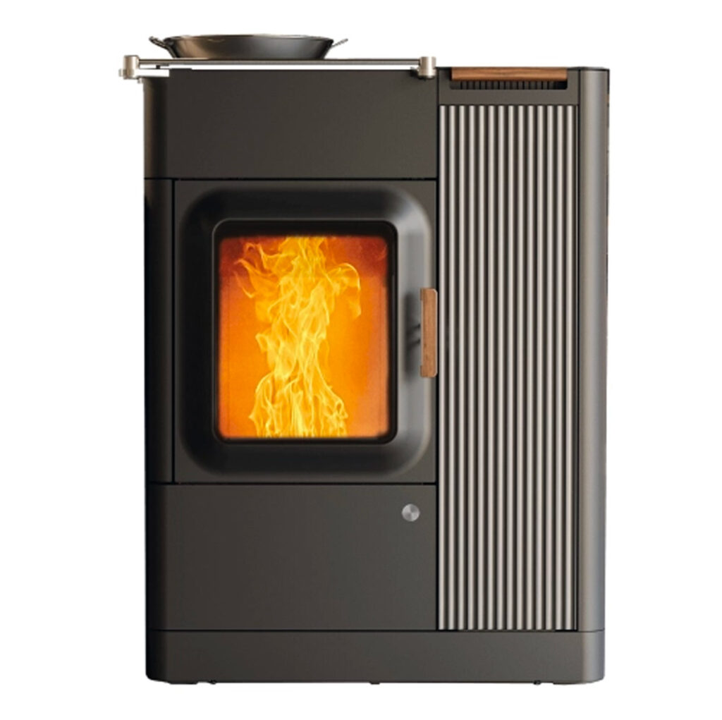 Poêle mixte au bois et granulés Austroflamm Mo Duo chez Poêle & Ambiance sur Valence (Drôme Ardèche)