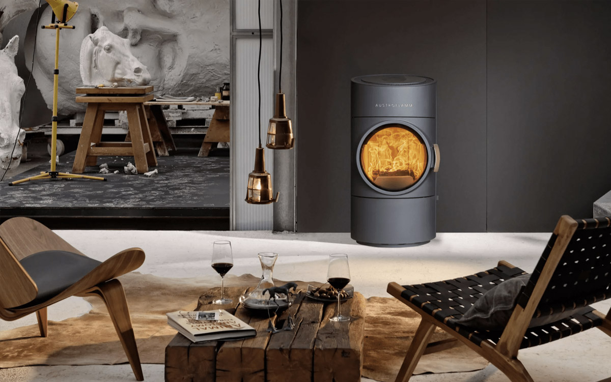Austroflamme, marque de poêles à bois disponible sur Valence et dans toute la Drôme et l'Ardèche avec Poêle & Ambiance