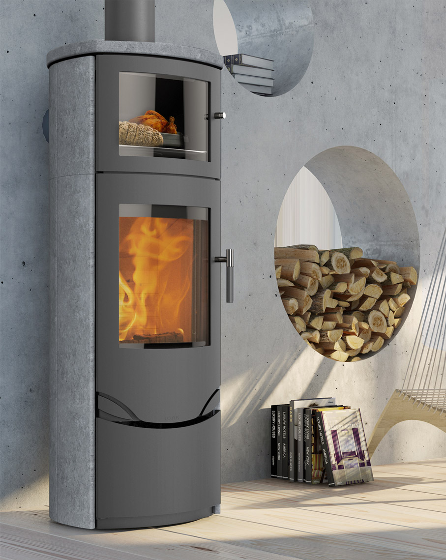 Lotus, marque de poêles à bois disponible sur Valence et dans toute la Drôme et l'Ardèche avec Poêle & Ambiance