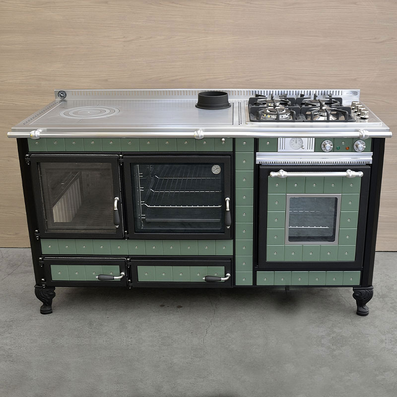 Cuisinière mixte Wekos Modèle 150 LGE chez Poêle & Ambiance sur Valence (Drôme Ardèche)