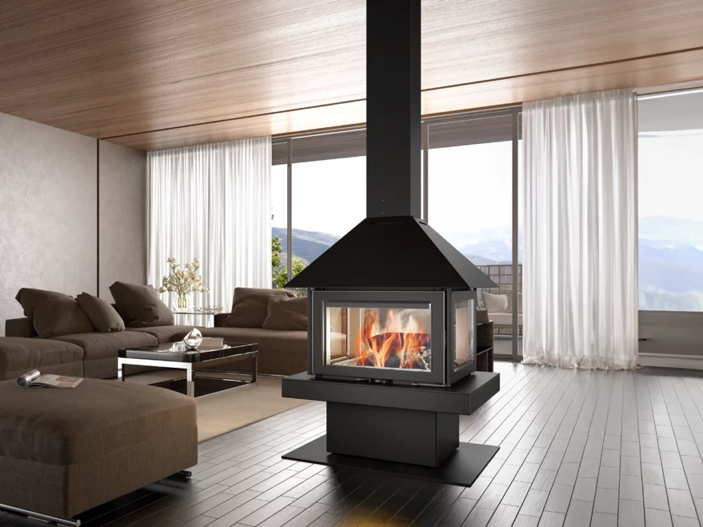 Cheminée Rocal Giselle 90 chez Poêle & Ambiance sur Valence (Drôme Ardèche)