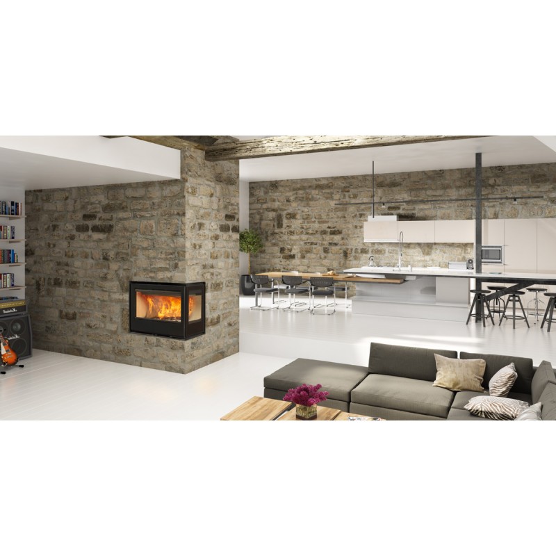 Insert à bois Rocal ARc 96LD chez Poêle & Ambiance sur Valence (Drôme Ardèche)