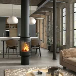 Cheminée Rocal Central +C chez Poêle & Ambiance sur Valence (Drôme Ardèche)