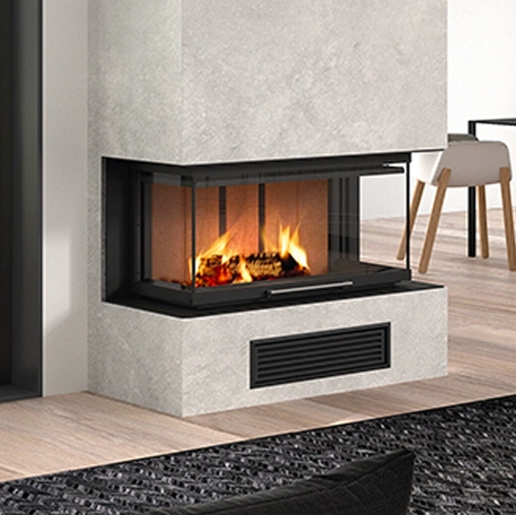 Foyer à bois Rocal G450 Tres Caras (TC) chez Poêle & Ambiance sur Valence (Drôme Ardèche)