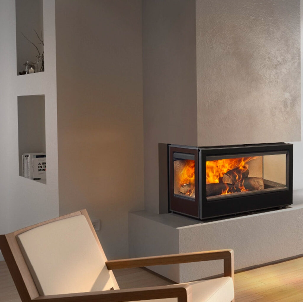 Insert à bois Rocal ARc 93TC Tres Caras chez Poêle & Ambiance sur Valence (Drôme Ardèche)