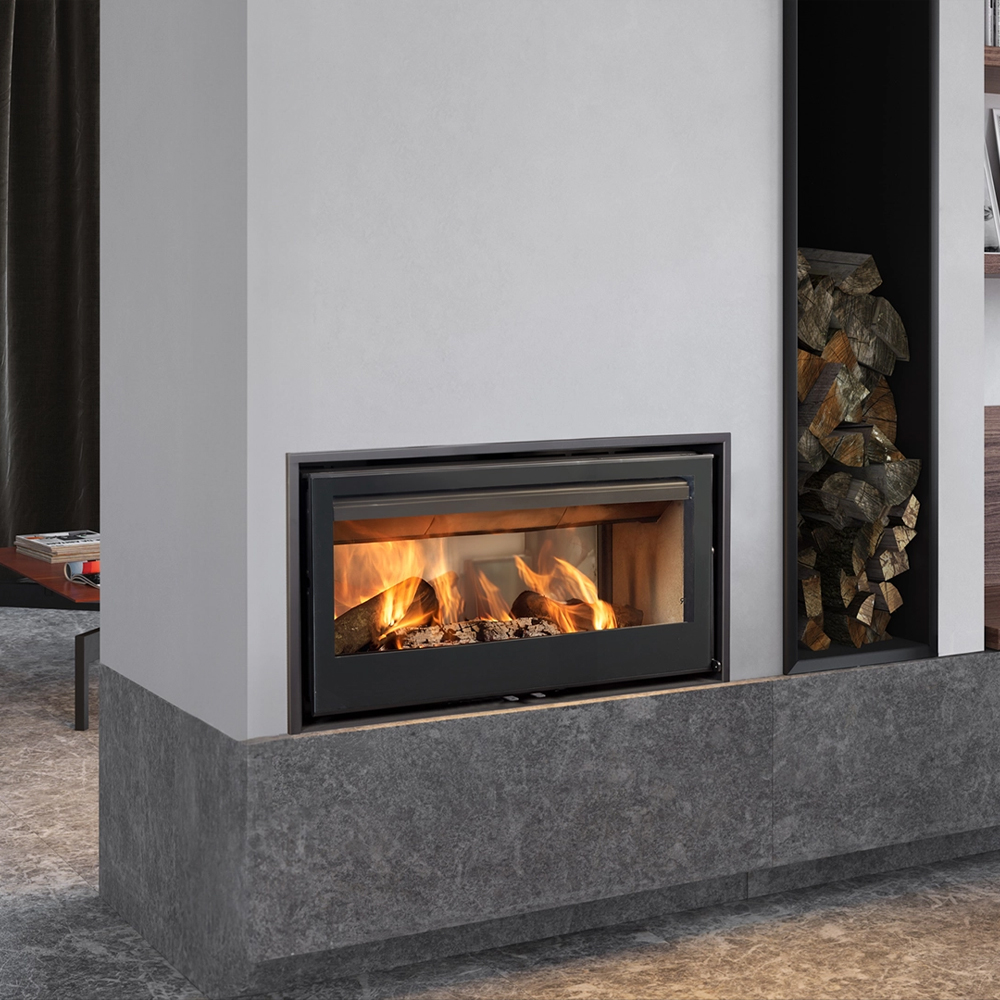 Insert à bois Rocal ARc 100R Rinconera chez Poêle & Ambiance sur Valence (Drôme Ardèche)