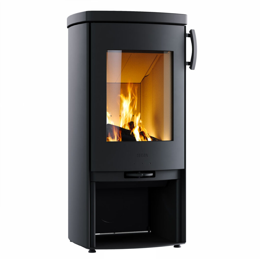 Poêle à bois Heta Icon-Line Eclipse chez Poêle & Ambiance sur Valence (Drôme Ardèche)