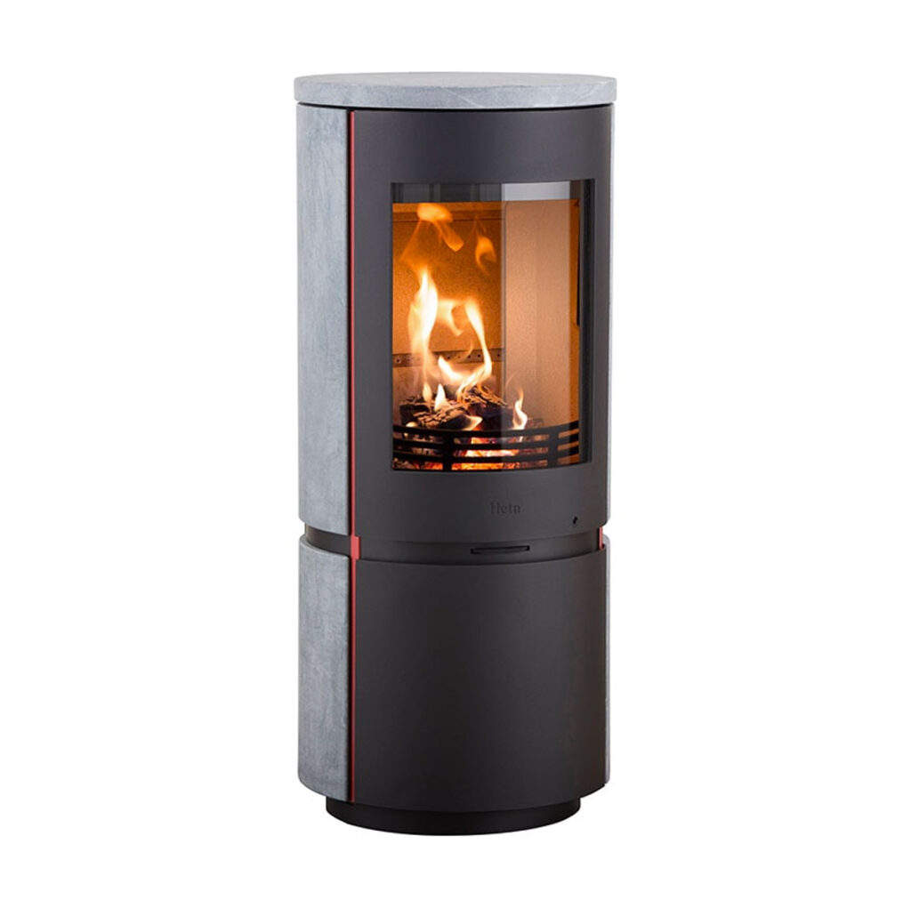 Poêle à bois Heta Scan-Line 8 Soapstone chez Poêle & Ambiance sur Valence (Drôme Ardèche)