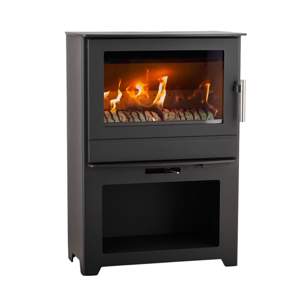 Poêle à bois Heta Inspire 55 / 55H / 55HK chez Poêle & Ambiance sur Valence (Drôme Ardèche)