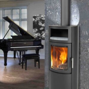 Poêle à bois Heta Scan-Line 520W chez Poêle & Ambiance sur Valence (Drôme Ardèche)