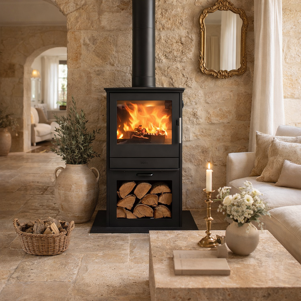 Poêle à bois Heta Inspire 45/45H chez Poêle & Ambiance sur Valence (Drôme Ardèche)