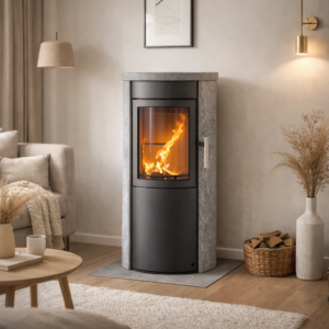 Poêle à bois Heta Scan-Line 510 chez Poêle & Ambiance sur Valence (Drôme Ardèche)