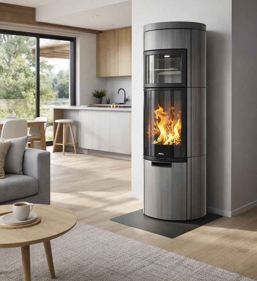 Poêle à bois Heta Scan-Line 920B chez Poêle & Ambiance sur Valence (Drôme Ardèche)