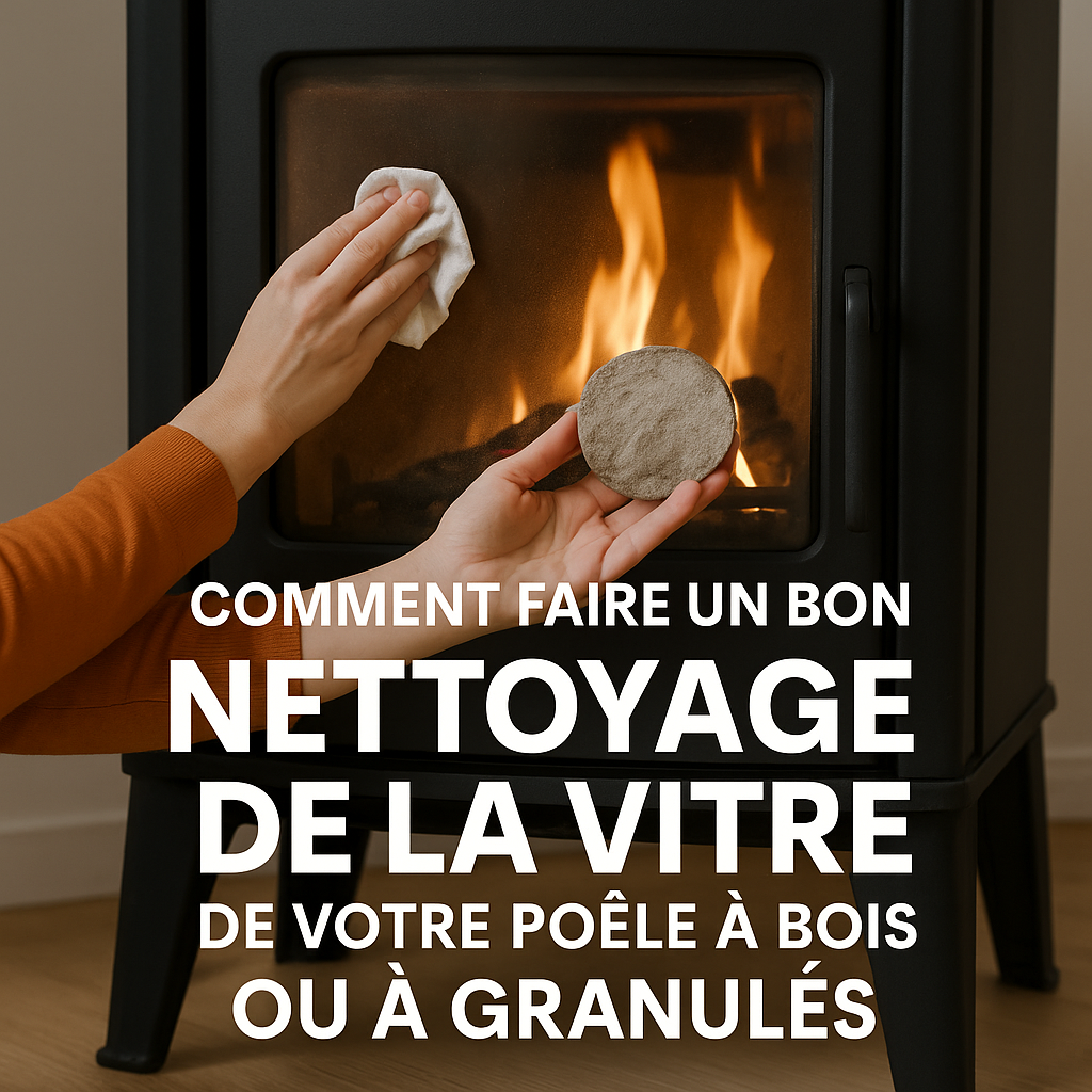 Comment faire un bon nettoyage de la vitre de votre poêle à bois ou à granulés