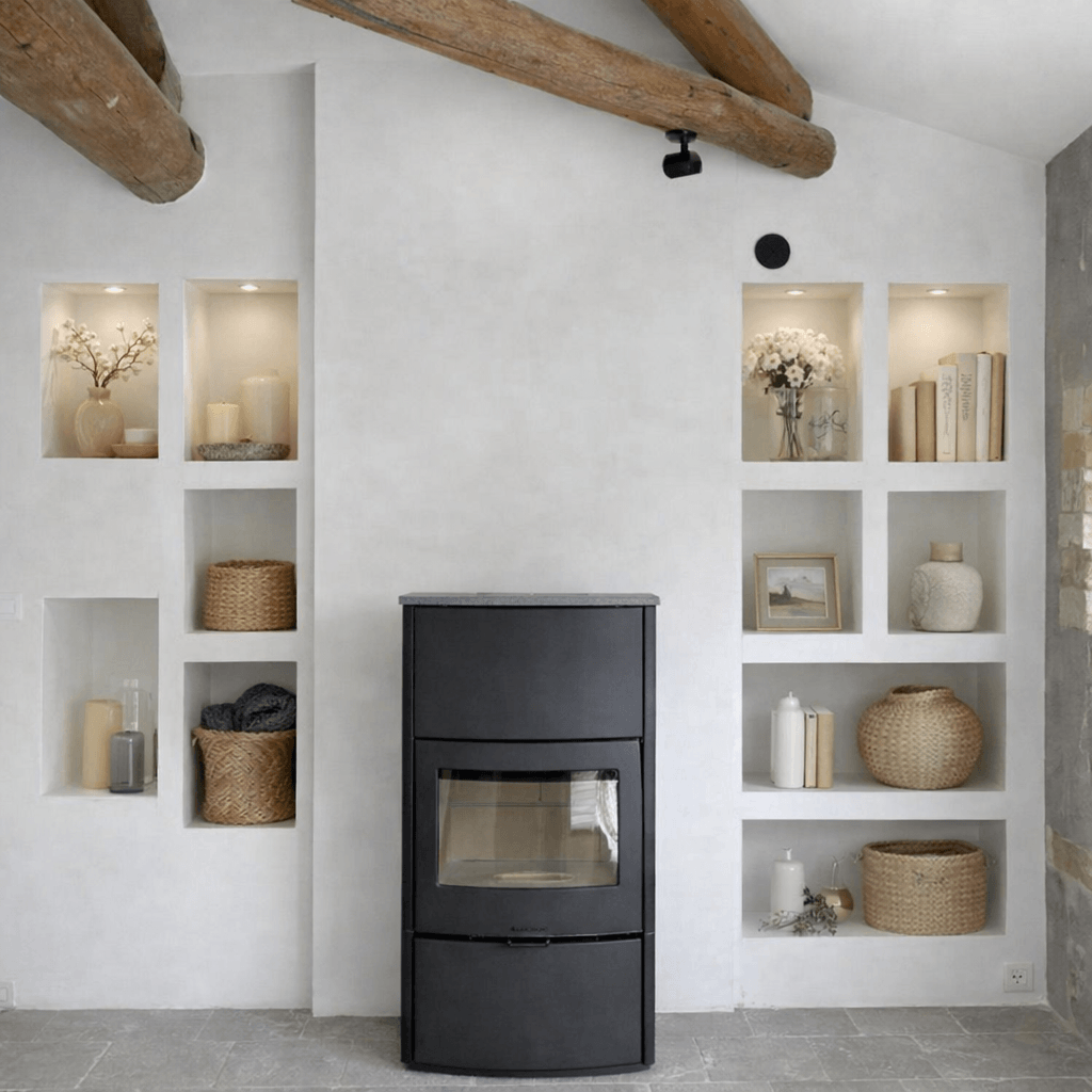 Installation d’un poêle à bois Heta Scan-Line 1000s à Valence (Drôme)