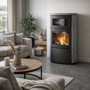 Découvrez votre poêle à bois Heta SL 1000 dans notre magasin Poêle & Ambiance sur Valence, votre revendeur de poêle à bois Heta SL1000 B en Drôme Ardèche